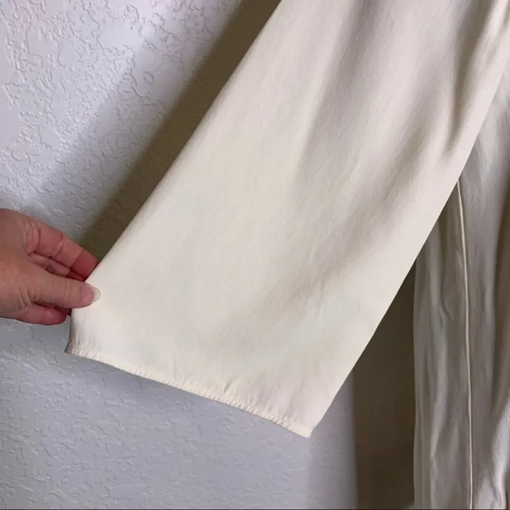 Helmut Lang ivory cream shift dress size Medium